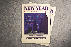 New Year Celebration Flyer