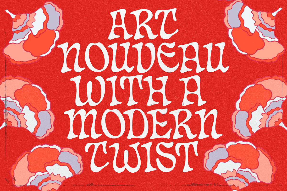 Chat Noir - Art Nouveau Font, a Serif Font by Fenotype (Photo 10 of 15)