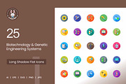 25 Biotechnology Icons, a Solid Icon by IconBunny (Thumbnail 1 of 2)
