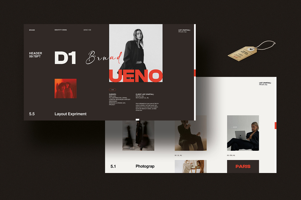 UENO / Brand Guidelines, a Presentation Template by Studio Elevate (Photo 7 of 11)