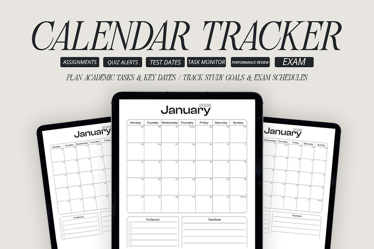 2026 Yearly Planner, a Print Template by Ahluva Studio (Photo 3 of 9)