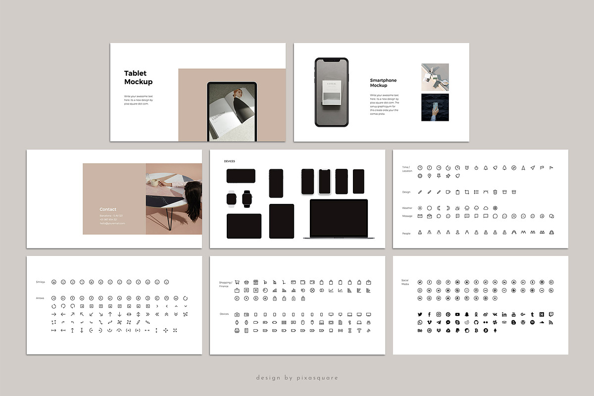 MACA - Keynote Media Kit Template, a Presentation Template by PixaSquare