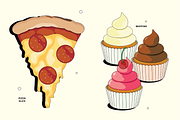Fast Food Vector Illustration, a Food Illustration by TheFoodAtlas (Thumbnail 11 of 16)