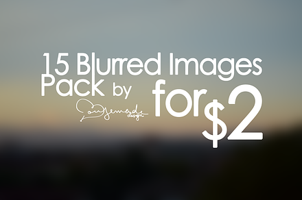 15 High-Res Blurred Images Pack