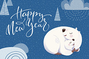 Christmas card designs, a Background Graphic by Giraffarte (Thumbnail 3 of 9)