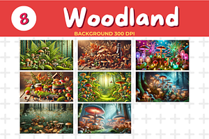 Woodland Background JPG, an Education Illustration by John_Walker