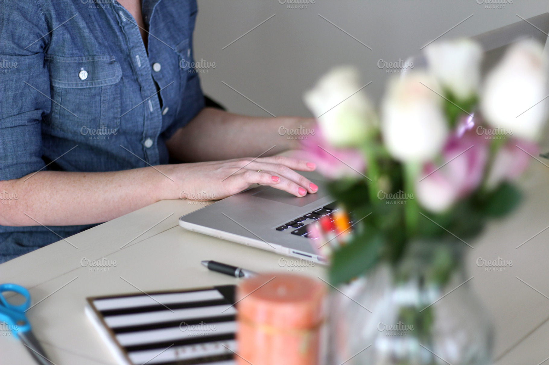 Woman Working from Macbook Pro, a Business Photo by Bingley Design™