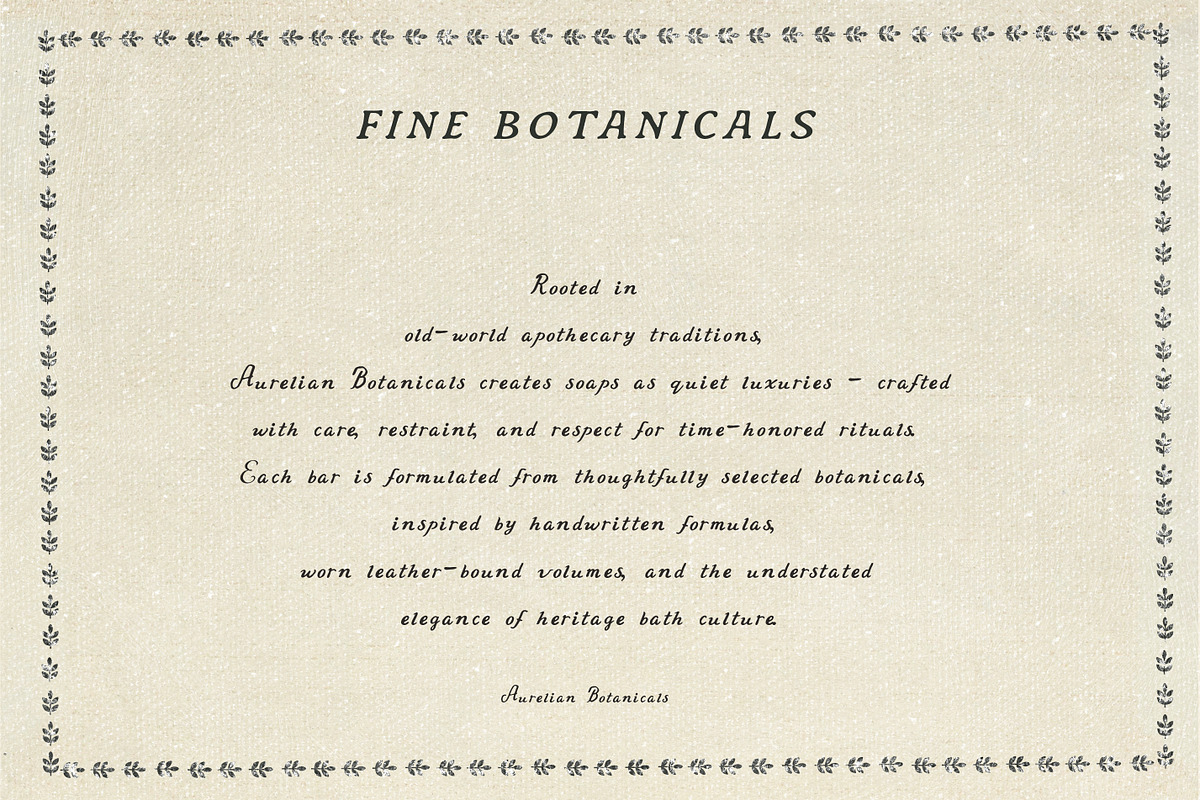 Antique Font Family Rustic Serif Duo, a Handwritten Font by Laras Wonderland (Photo 5 of 18)