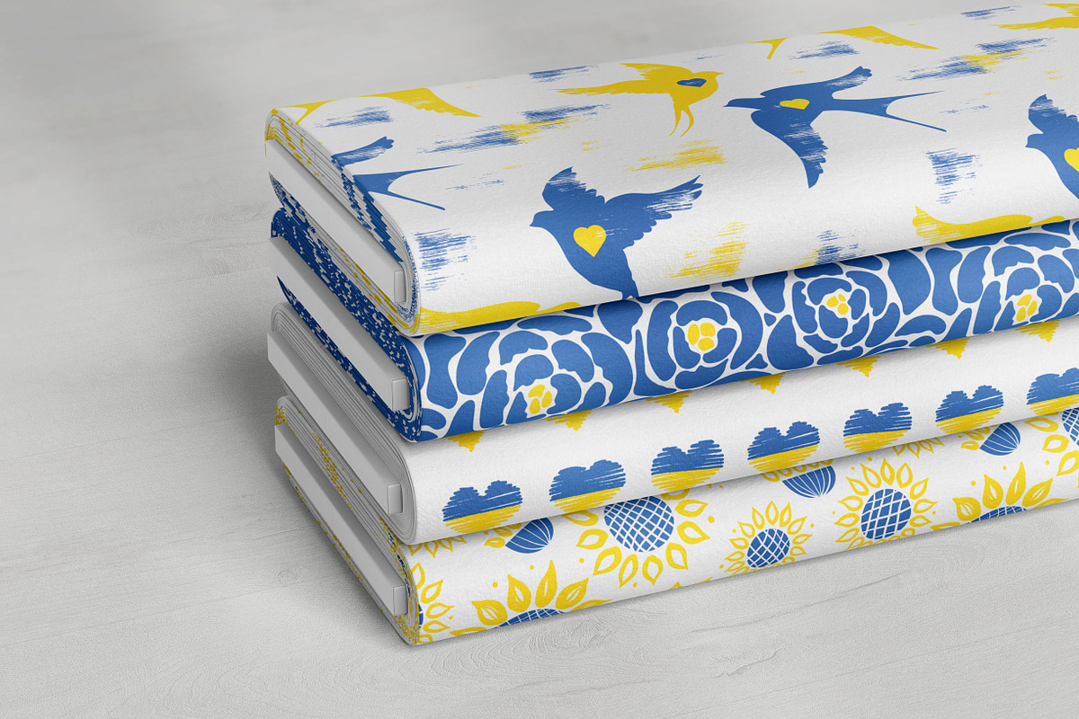 UKRAINE seamless patterns |clip arts, a Pattern Graphic by RenattaZare (Photo 4 of 9)