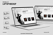 Laptop Mockup vol 2, a Mac Mockup by mahhyud (Thumbnail 1 of 5)