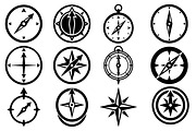 Compass & Navigation Vector Icons, a Technology Illustration by abu67222 (Thumbnail 1 of 13)