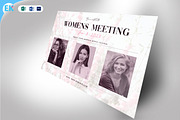 Womens Meeting Invitation, an Invitation Template by Epickita (Thumbnail 1 of 2)