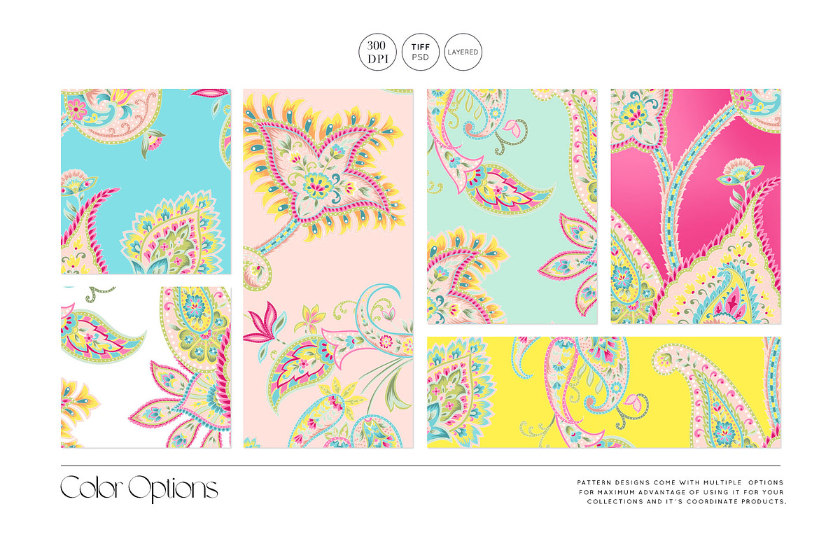 Persian Pink Paisley luxury Patterns, a Graphic by TSTUDIO (Photo 5 of 12)