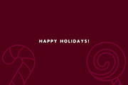Christmas Line Art Icons Set, a Seasonal Illustration by Elen_Art (Thumbnail 5 of 5)