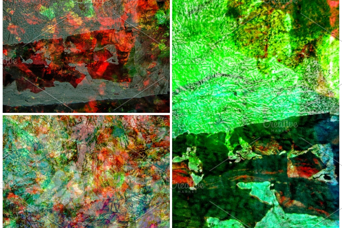Double exposure green abstract image, an Abstract Photo by Manis recycle abstract (Photo 1 of 2)