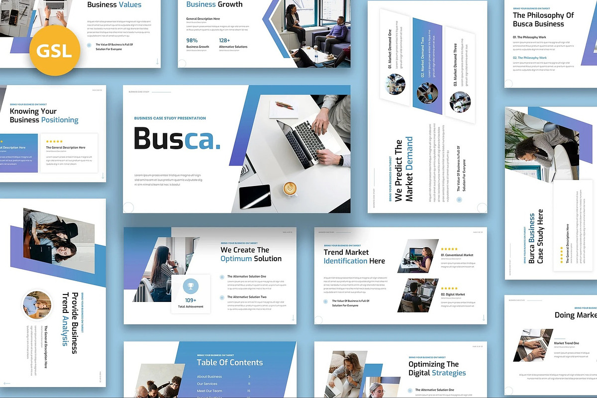 Busca - Business Case Study GSlides
