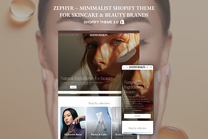 Zephyr Minimalist Shopify 2.0 Theme, a Shopify Template by AtelierDuVow