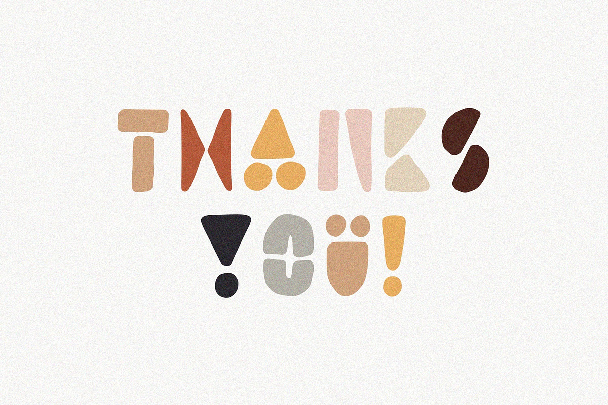 Lion Card | Handmade Geometric Font preview 8