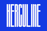 Herculine - Condensed Font, a Sans Serif Font by Nian Keun Studio (Thumbnail 1 of 15)