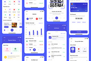 Walleteur - Wallet Mobile App, an UI Kit Template by Elux Space (Thumbnail 4 of 6)