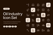Oil Industry Icon Set, an Outline Icon by Prosymbols (Thumbnail 1 of 7)