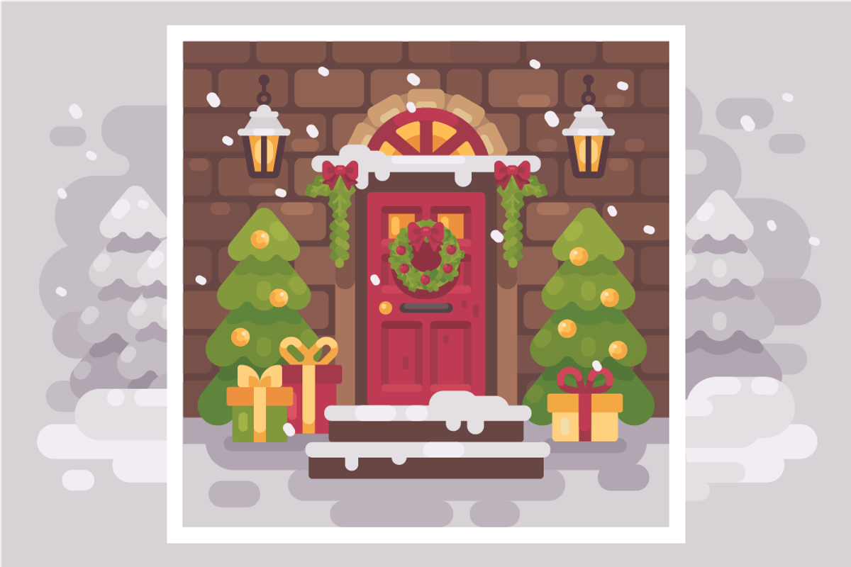 Winter porches, a Decorative Illustration by Ivan Dubovik (Photo 4 of 7)