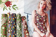 Poem of Flowers Design Set, a Decorative Illustration by WildStrawberry Magic (Thumbnail 19 of 23)