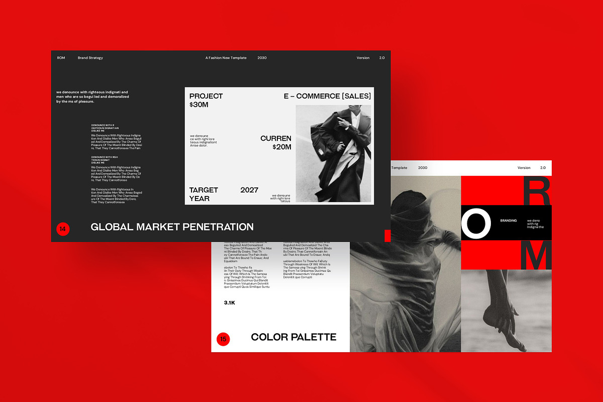 Rom Brand Strategy Presentation, a Presentation Template by CreativexGenius (Photo 5 of 9)