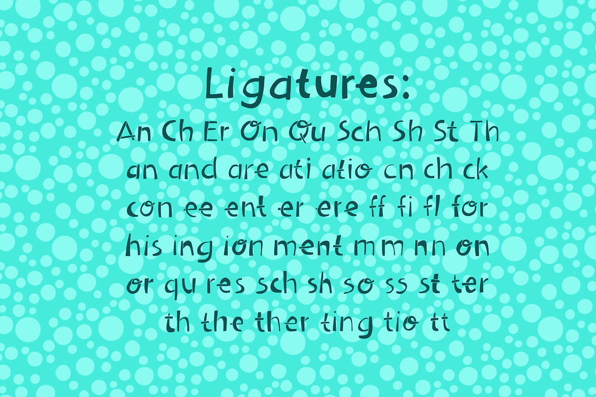 LAFOLOs Happy Font, a Handwritten Font by LAFOLO (Photo 4 of 6)