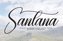 Santana | Script Font