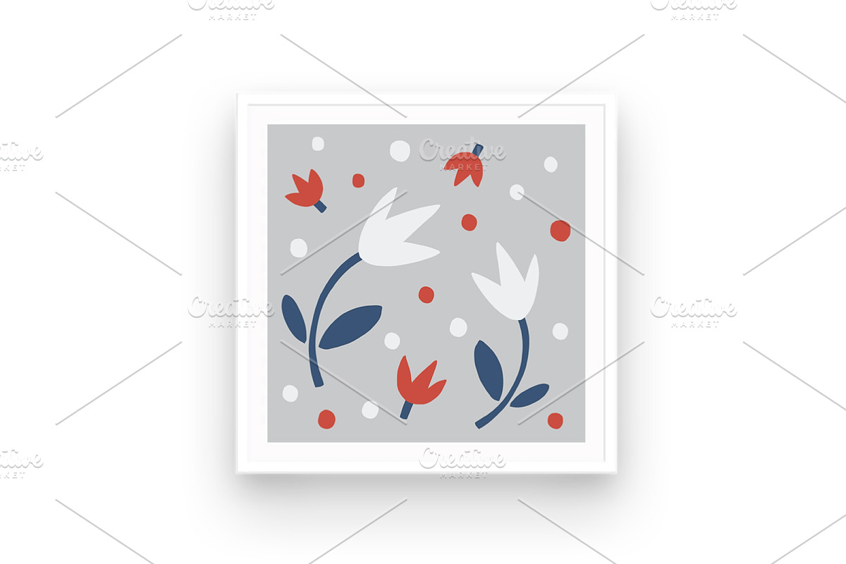 Winter Patterns Set, a Decorative Illustration by DikayaMiau (Photo 8 of 10)