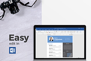 Modern Resume & CV Template, a Resume Template by Hito Graphic (Thumbnail 6 of 8)