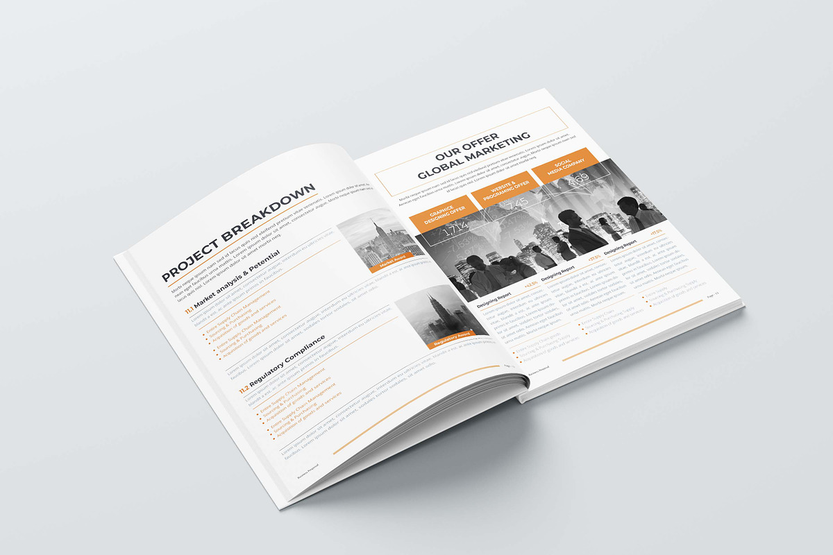 The Proposal | Word, InDesign, a Brochure Template by obayes (Photo 9 of 15)