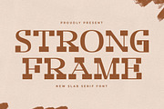 Strong Frame New Slab Serif Font, a Slab Serif Font by Storytype Studio (Thumbnail 1 of 15)