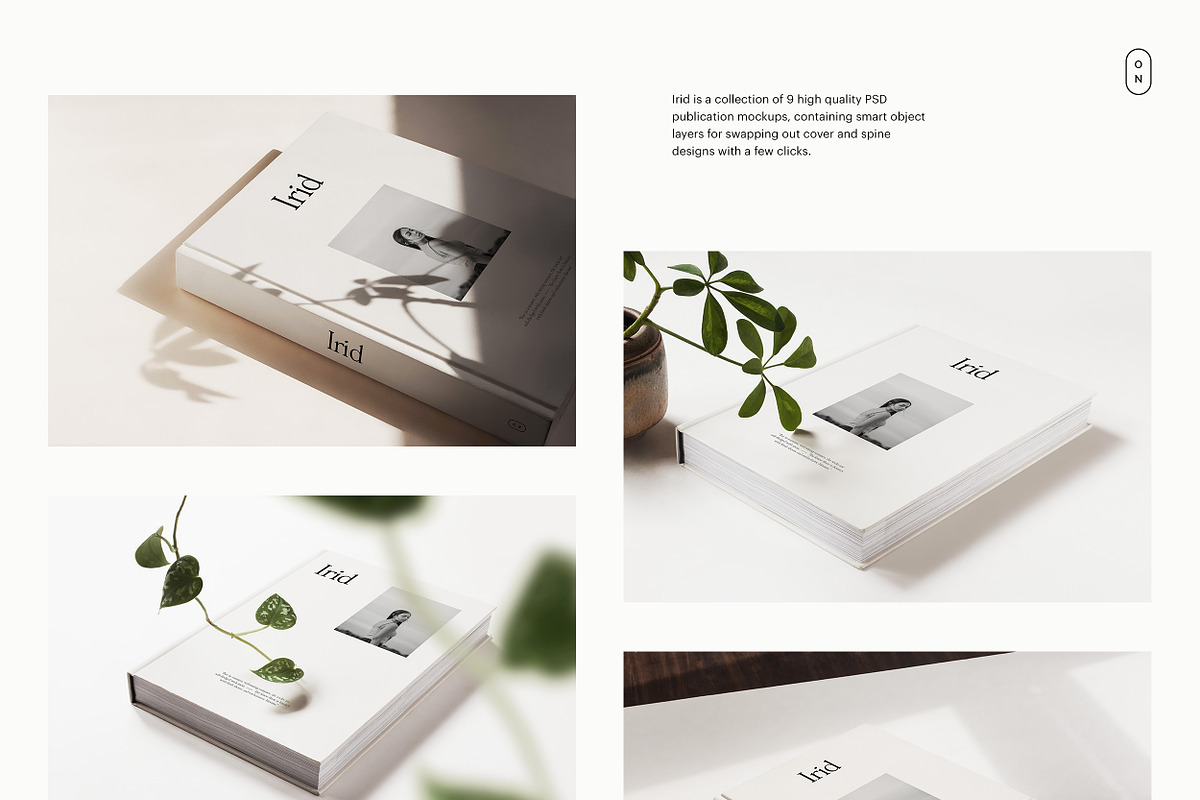 Book Mockup + Magazine Mockups, Irid, a Print Template by October November (Photo 2 of 5)