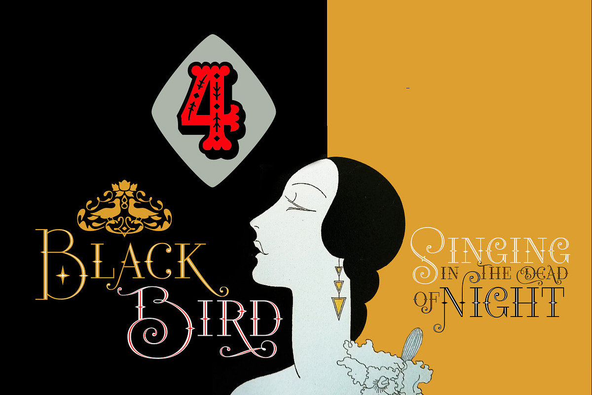 Rapsodia Type Family / 5 fonts preview 8