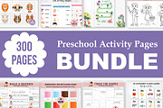 Kids activity pages | Back to school, a Stationery Template by aivos (Thumbnail 1 of 20)
