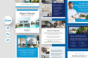 Real Estate Instagram Templates, a Social Media Template by artbart (Thumbnail 1 of 6)