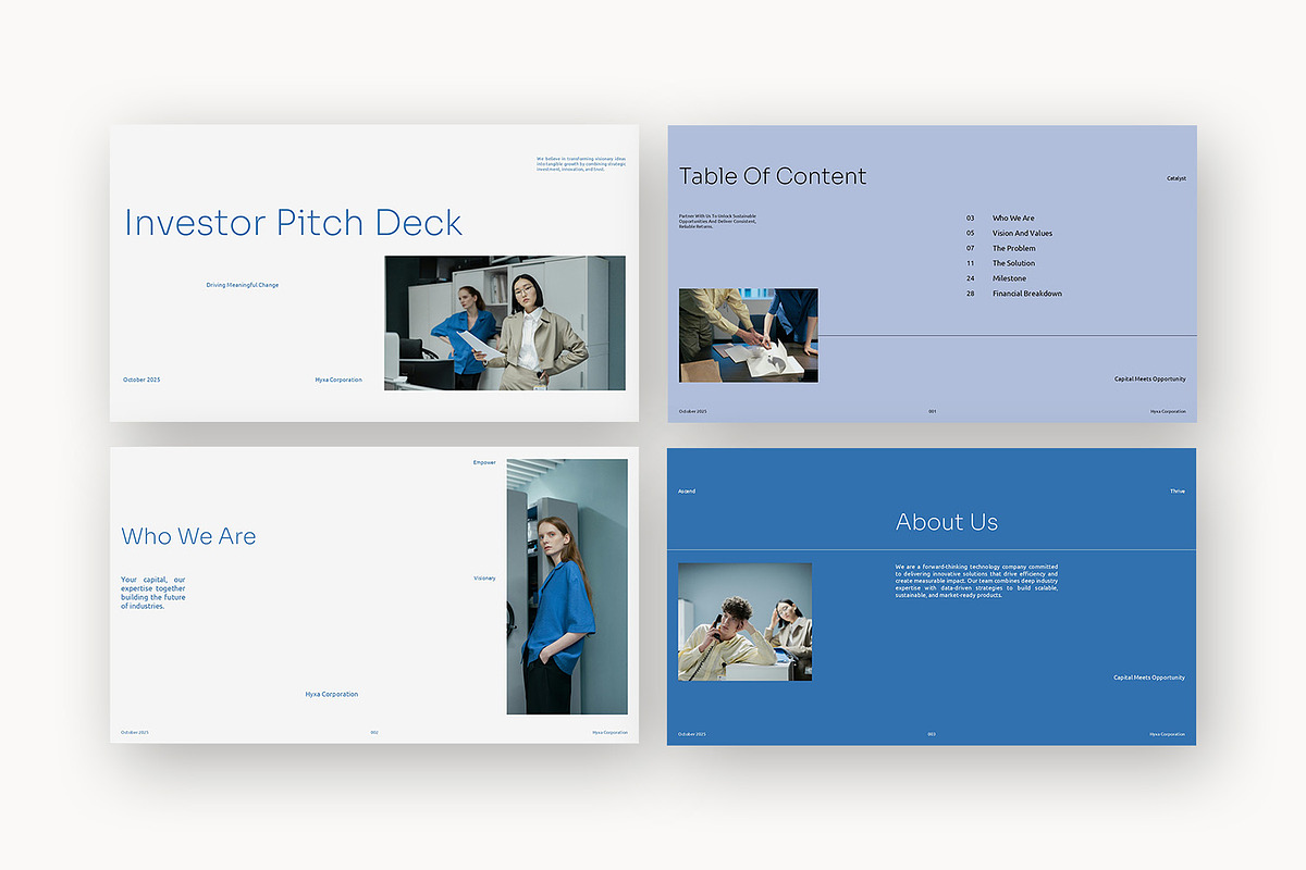 Hyxa : Startup Pitch Google Slides, a Presentation Template by Punkl Camp (Photo 2 of 16)
