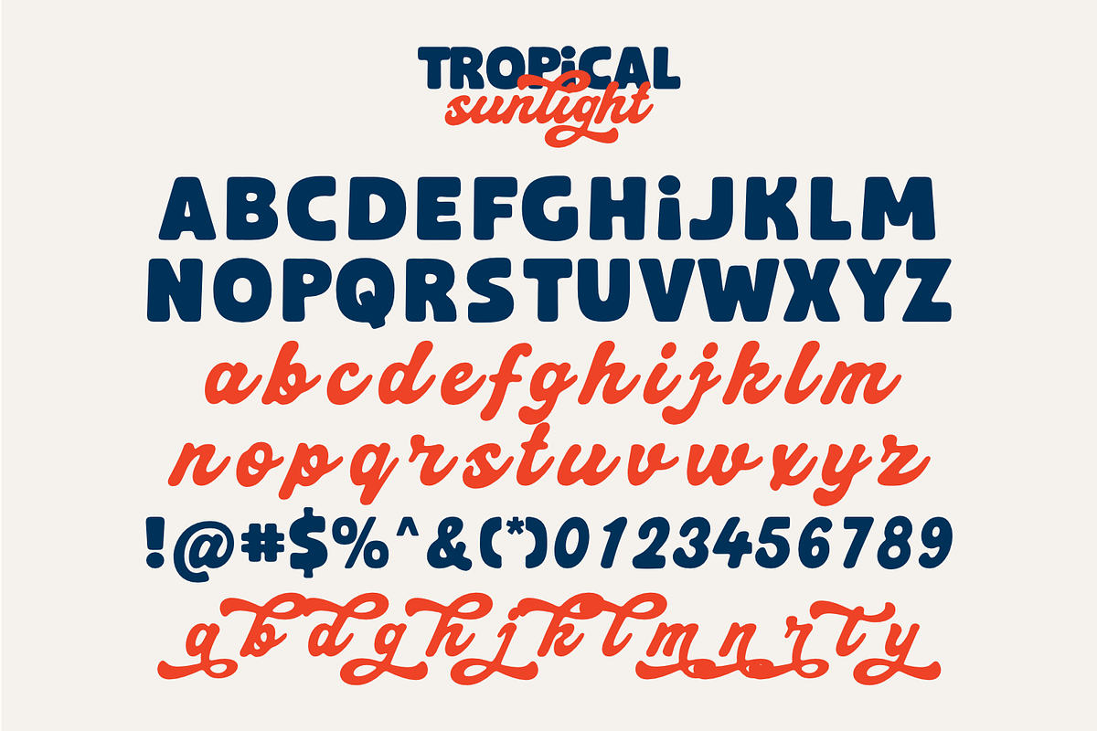 Tropical Sunlight - Mix Retro Font, a Sans Serif Font by Keithzo (Photo 11 of 11)