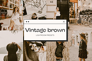 Vintage Brown Lightroom Presets, an Action Add-On by Eden Origin Studio (Thumbnail 1 of 10)