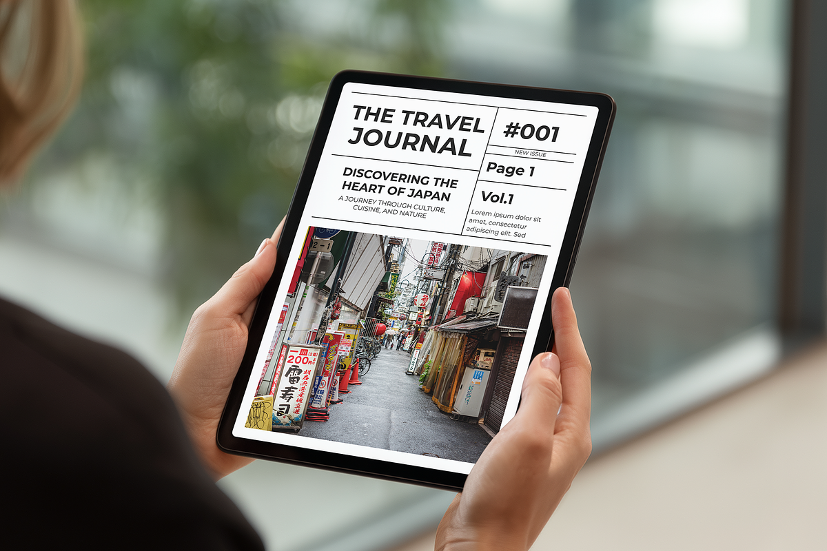 Editable Magazine Template preview 7