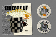 Сreative retro collages, an Object Graphic by Aleks.Flaks (Thumbnail 7 of 18)