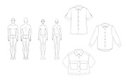 40Procreate brushes shirt drawing, a Brush Add-On by byJuliaKors (Thumbnail 8 of 8)