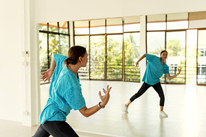 Dancing woman stock photo containing instructor and healthy