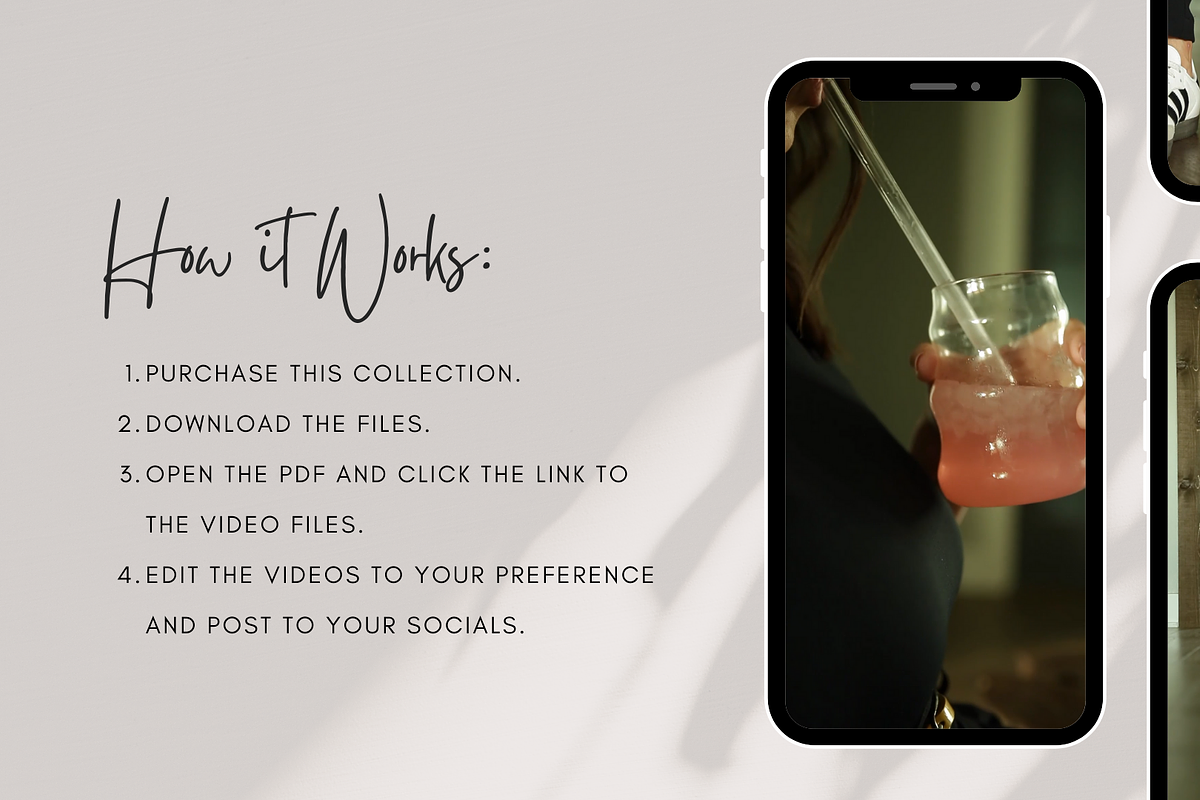 Black Aesthetic 2: 10 Video Clips, a Social Media Template by sociallyswanky (Photo 3 of 5)