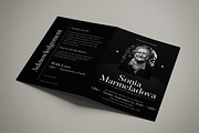 Monochrome Gothic Minimalist Funeral, a Card Template by graphicook (Thumbnail 3 of 3)