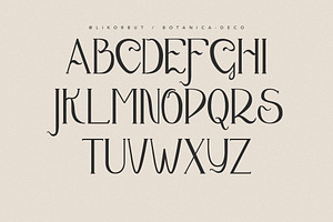 Botanica Deco. Modern Display Serif