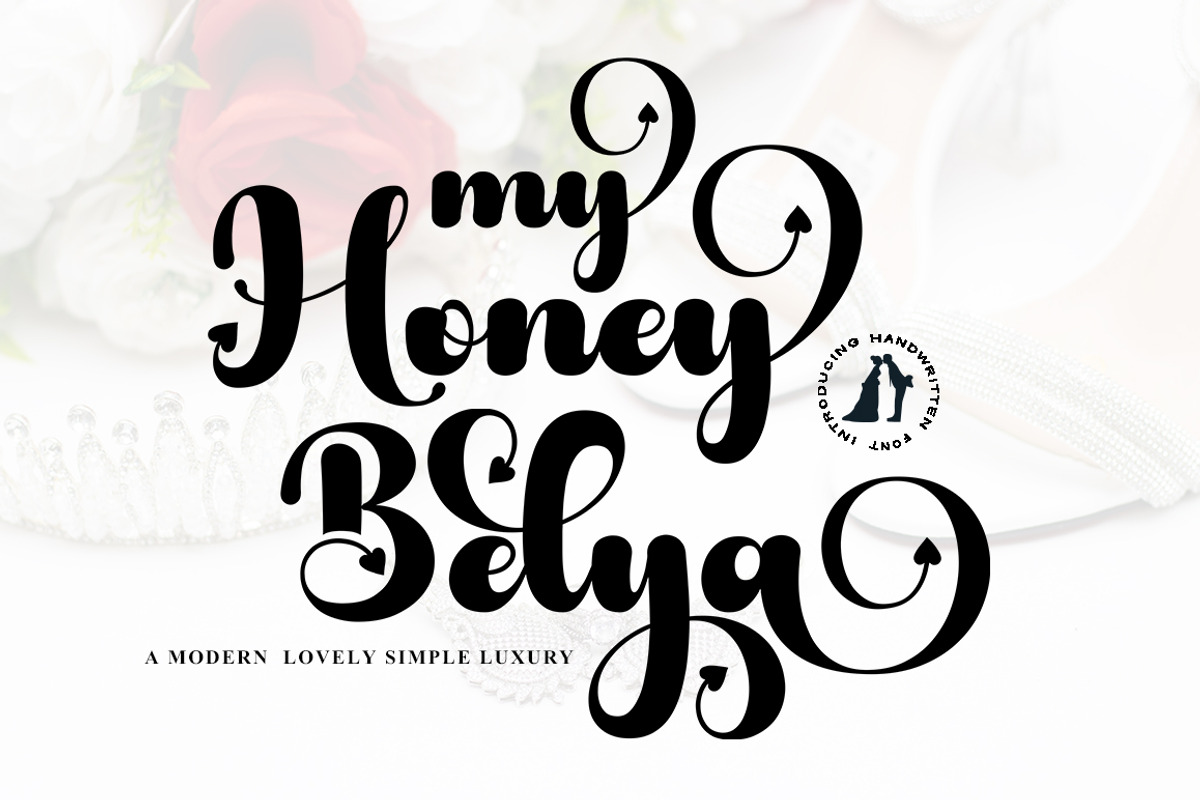 My Honey Belya, a Script Font by TM Type (Photo 1 of 10)
