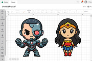Chibi Superhero Vector Bundle, a Person Illustration by FancyDesignStudio (Thumbnail 8 of 8)